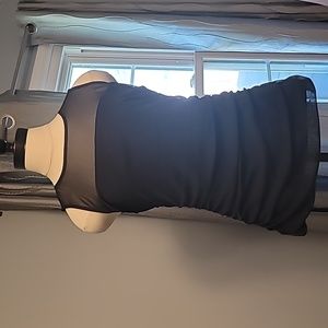 WHBM ruched jersey shell, size M